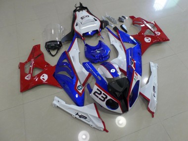 Alienígena Azul & Blanco 09-14 S1000RR Carenado
