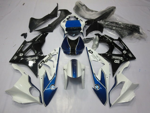 Alienígena Azul & Blanco 09-14 S1000RR Carenado
