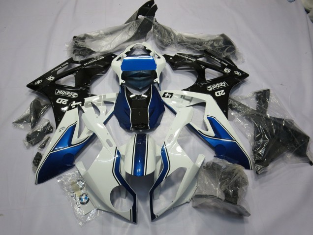 Alienígena Azul & Blanco 09-14 S1000RR Carenado