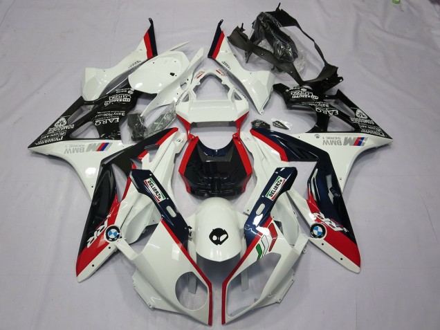Alienígena Azul & Blanco 09-14 S1000RR Carenado
