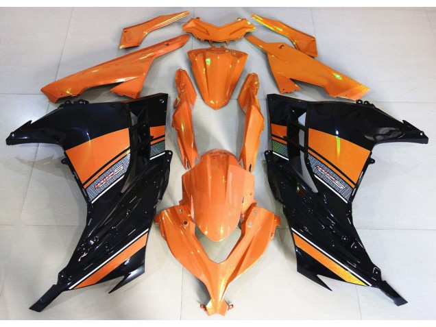 Amanecer Naranja & Negro 13-18 Ninja 300 Carenado Amanecer Naranja & Negro 13-18 Ninja 300 Carenado