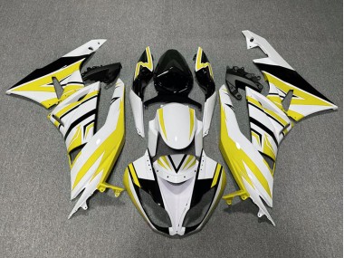 Amarillo Blanco & Negro Zag 09-12 ZX6R Carenado