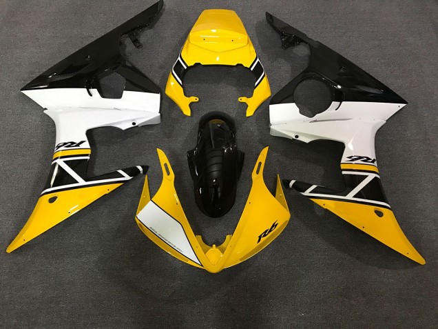 Amarillo Brillante & Blanco 03-04 R6 Carenado