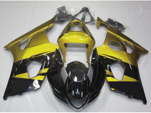 Amarillo Brillante & Negro 03-04 GSXR 1000 Carenado Amarillo Brillante & Negro 03-04 GSXR 1000 Carenado