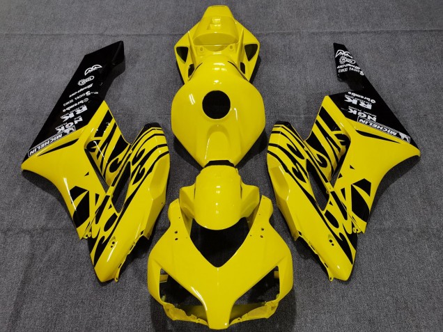 Amarillo Negro Llama 04-05 CBR1000RR Carenado Amarillo Negro Llama 04-05 CBR1000RR Carenado