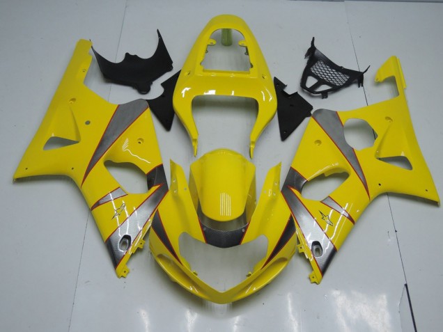 Amarillo & Plata 00-02 GSXR 1000 Carenado