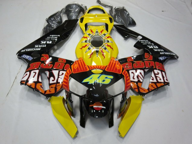 Amarillo Rossi 05-06 CBR600RR Carenado Amarillo Rossi 05-06 CBR600RR Carenado