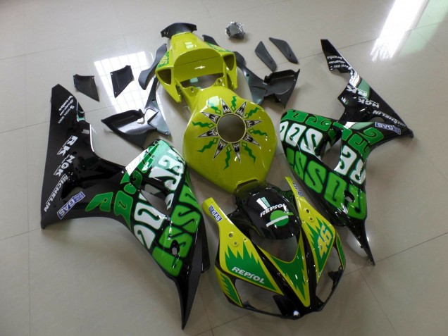 Amarillo Rossi 06-07 CBR1000RR Carenado Amarillo Rossi 06-07 CBR1000RR Carenado
