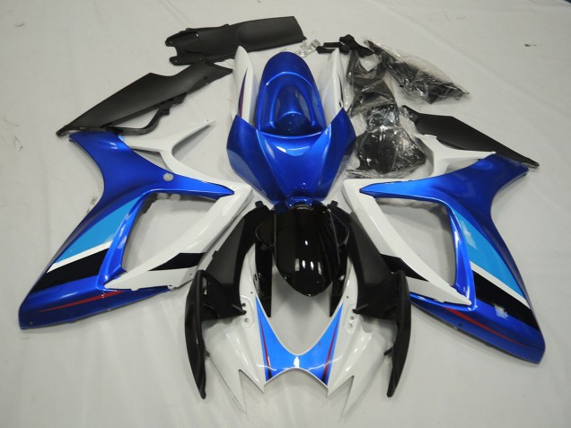 Azul & Blanco 06-07 GSXR 600-750 Carenado