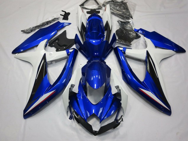 Azul Blanco & Negro 08-10 GSXR 600-750 Carenado Azul Blanco & Negro 08-10 GSXR 600-750 Carenado