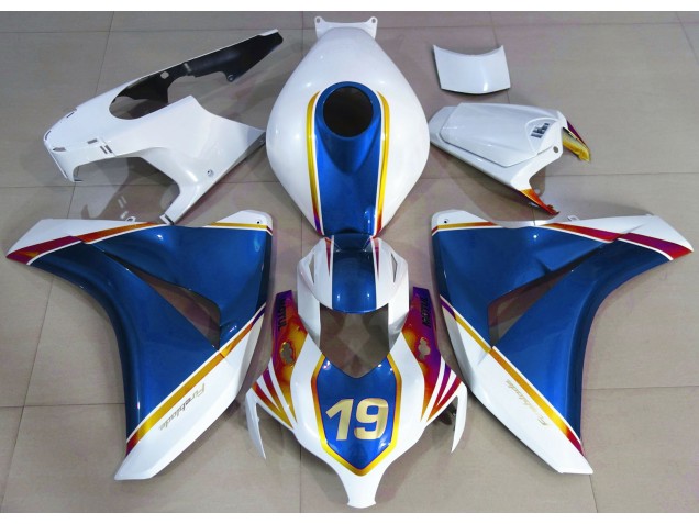 Azul Brillante & Blanco 08-11 CBR1000RR Carenado Azul Brillante & Blanco 08-11 CBR1000RR Carenado