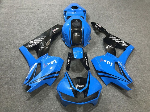 Azul Brillante & Logotipos 13-23 CBR600RR Carenado Azul Brillante & Logotipos 13-23 CBR600RR Carenado