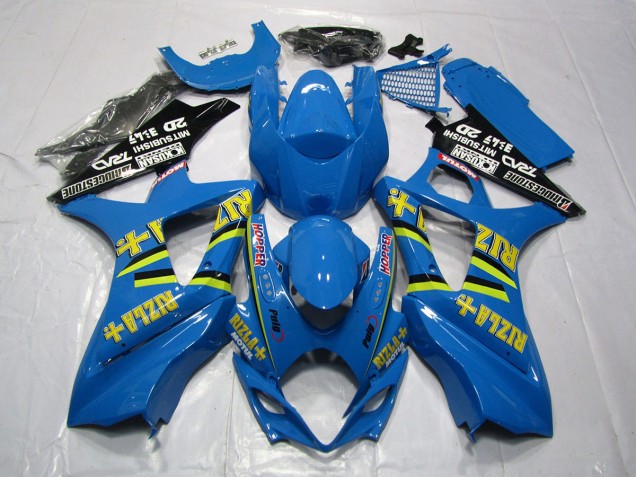 Azul Brillante Rizla 07-08 GSXR 1000 Carenado Azul Brillante Rizla 07-08 GSXR 1000 Carenado