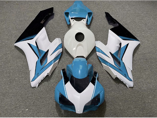 Azul Claro Blanco & Negro Brillante 04-05 CBR1000RR Carenado Azul Claro Blanco & Negro Brillante 04-05 CBR1000RR Carenado