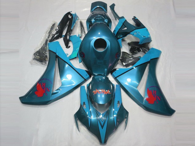 Azul Claro Personalizado 08-11 CBR1000RR Carenado