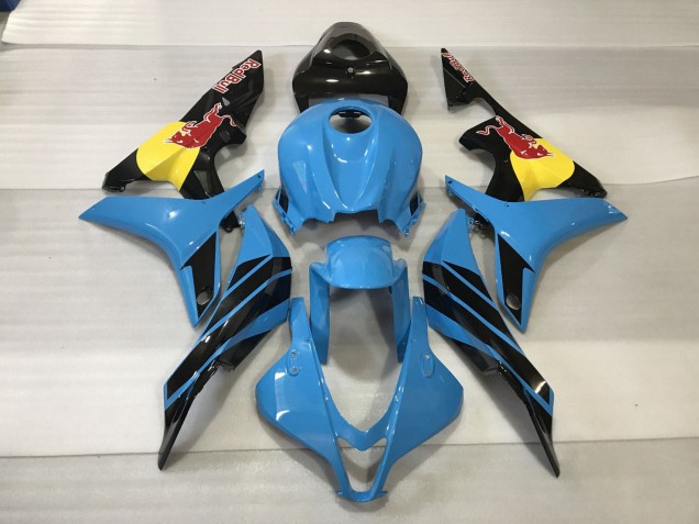 Azul Claro Rojo Toro 07-08 CBR600RR Carenado Azul Claro Rojo Toro 07-08 CBR600RR Carenado
