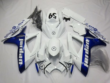 Azul Jordan 06-07 GSXR 600-750 Carenado