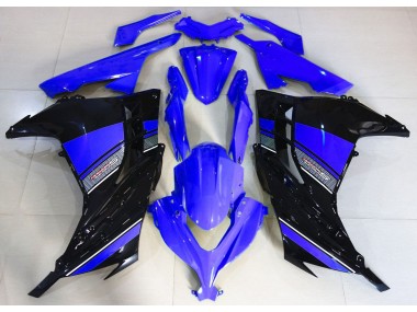 Azul Medianoche & Negro 13-18 Ninja 300 Carenado