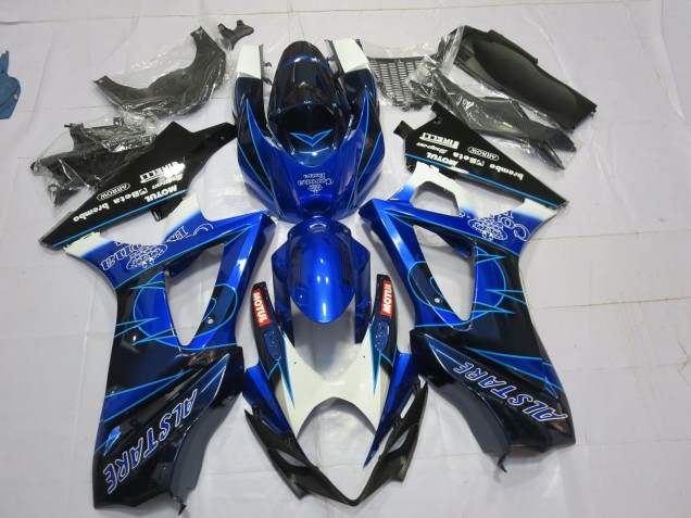 Azul & Negro Corona 07-08 GSXR 1000 Carenado Azul & Negro Corona 07-08 GSXR 1000 Carenado