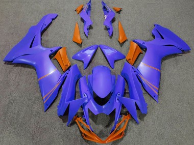 Azul Océano Mate & Naranja 11-24 GSXR 600-750 Carenado