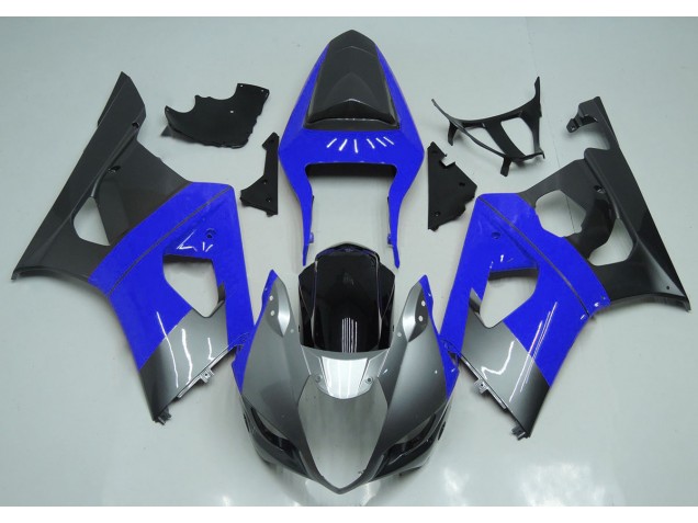 Azul Plata & Negro 03-04 GSXR 1000 Carenado Azul Plata & Negro 03-04 GSXR 1000 Carenado