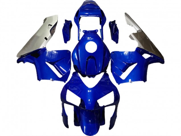 Azul Profundo & Plata 03-04 CBR600RR Carenado Azul Profundo & Plata 03-04 CBR600RR Carenado