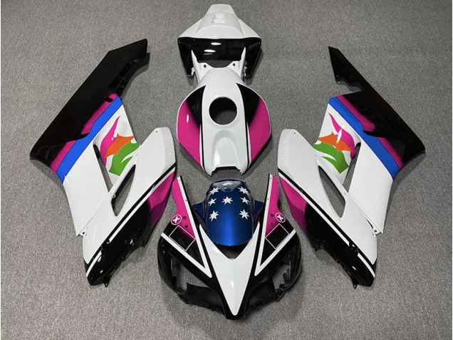 Bandera Rosa & Azul 04-05 CBR1000RR Carenado Bandera Rosa & Azul 04-05 CBR1000RR Carenado
