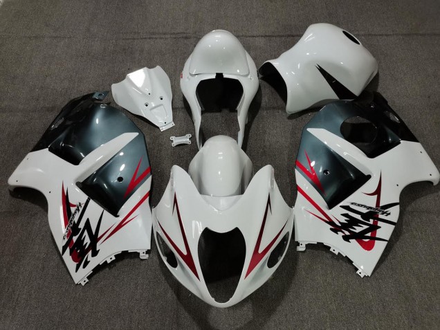 Blanco Azul Claro & Rojo 97-07 GSXR 1300 Carenado Blanco Azul Claro & Rojo 97-07 GSXR 1300 Carenado