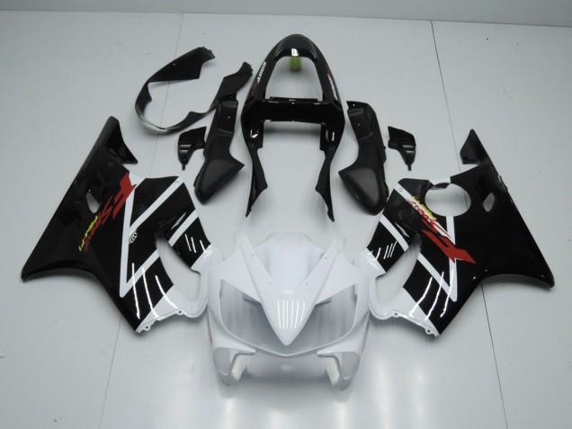 Blanco Brillante & Negro 01-03 CBR600 F4i Carenado