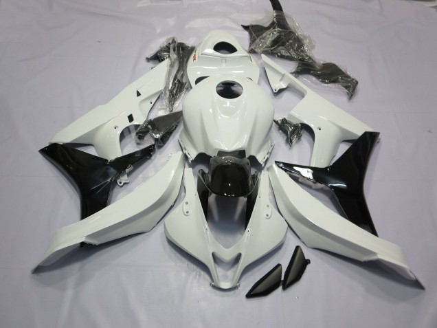 Blanco Brillante & Negro 07-08 CBR600RR Carenado Blanco Brillante & Negro 07-08 CBR600RR Carenado