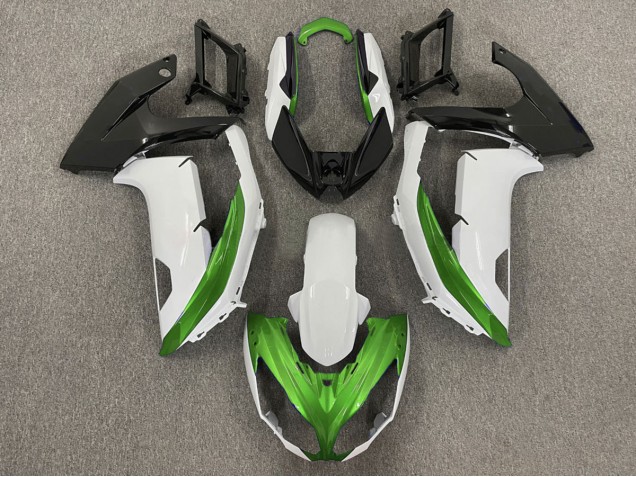 Blanco Brillante & Verde 12-16 Ninja 650R Carenado Blanco Brillante & Verde 12-16 Ninja 650R Carenado