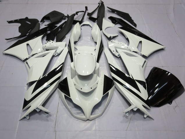 Blanco Especial Negro 09-12 ZX6R Carenado