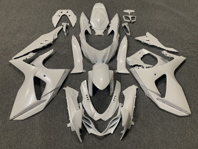 Blanco Liso Brillante 09-16 GSXR 1000 Carenado