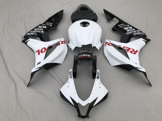 Blanco Mate & Rojo Repsol 07-08 CBR600RR Carenado Blanco Mate & Rojo Repsol 07-08 CBR600RR Carenado