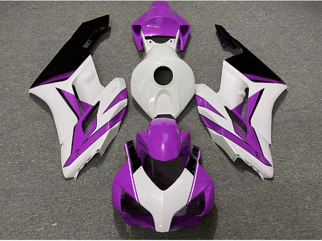 Blanco Morado & Negro Brillante 04-05 CBR1000RR Carenado Blanco Morado & Negro Brillante 04-05 CBR1000RR Carenado