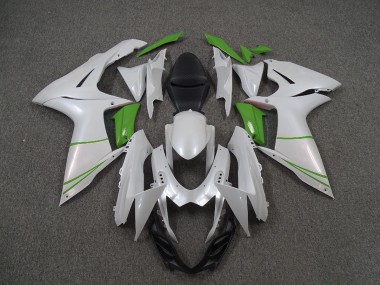 Blanco Perla & Verde 11-24 GSXR 600-750 Carenado