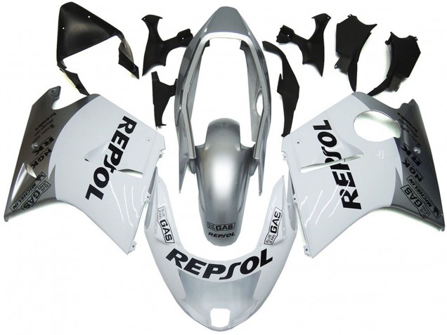 Blanco Plata Repsol 96-07 CBR1100XX Carenado Blanco Plata Repsol 96-07 CBR1100XX Carenado