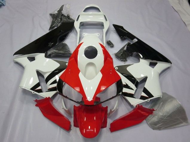 Blanco Rojo & Negro 03-04 CBR600RR Carenado