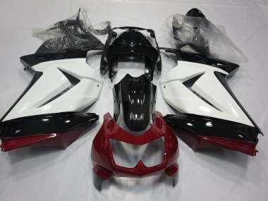 Blanco Rojo & Negro 08-12 Ninja 250 Carenado