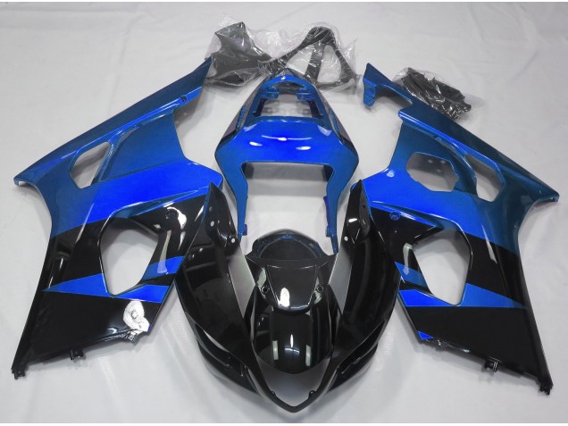 Brillante Azul & Negro 03-04 GSXR 1000 Carenado Brillante Azul & Negro 03-04 GSXR 1000 Carenado