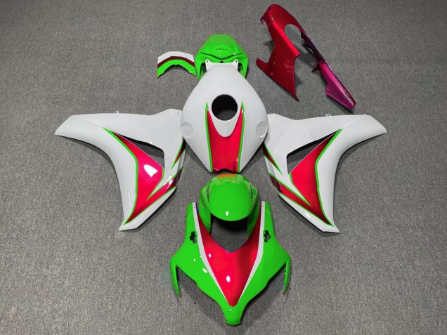 Brillo Verde & Rojo 08-11 CBR1000RR Carenado Brillo Verde & Rojo 08-11 CBR1000RR Carenado