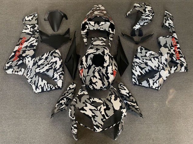 Camuflaje & Calcomanías Rojas 05-06 CBR600RR Carenado Camuflaje & Calcomanías Rojas 05-06 CBR600RR Carenado