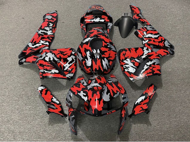 Camuflaje & Rojo 05-06 CBR600RR Carenado Camuflaje & Rojo 05-06 CBR600RR Carenado