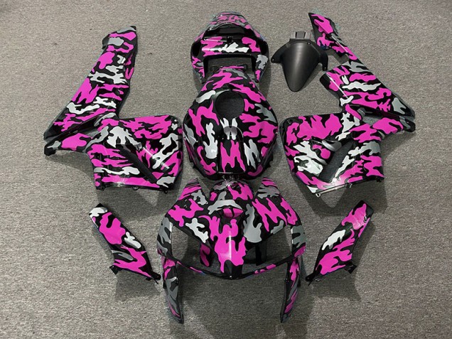 Camuflaje & Rosa Fuerte 05-06 CBR600RR Carenado Camuflaje & Rosa Fuerte 05-06 CBR600RR Carenado