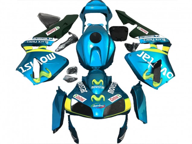 Celeste Movistar 03-04 CBR600RR Carenado Celeste Movistar 03-04 CBR600RR Carenado