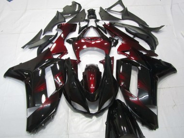 Color Rojo Oscuro 07-08 ZX6R Carenado