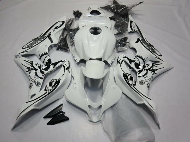 Diseño Especial Blanco Brillante 07-08 CBR600RR Carenado Diseño Especial Blanco Brillante 07-08 CBR600RR Carenado