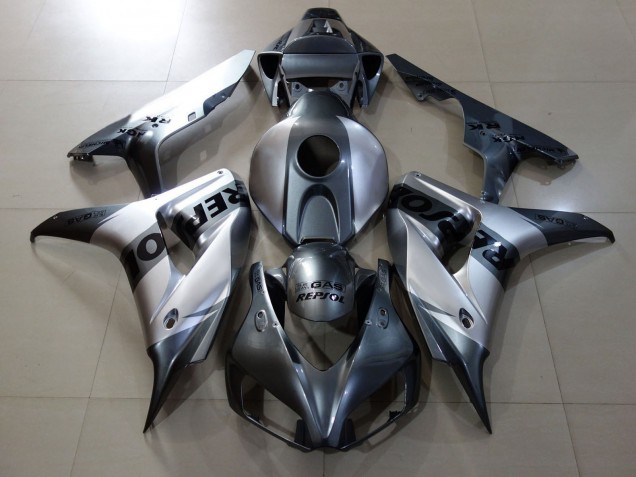 Diseño Estilo Plata Repsol 06-07 CBR1000RR Carenado Diseño Estilo Plata Repsol 06-07 CBR1000RR Carenado