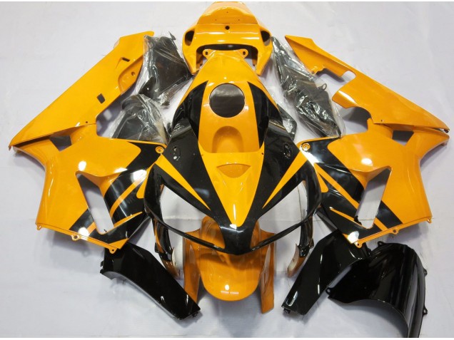 Diseño Naranja Brillante & Negro Brillante 05-06 CBR600RR Carenado Diseño Naranja Brillante & Negro Brillante 05-06 CBR600RR Carenado