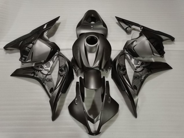 Diseño Personalizado En Negro Mate 09-12 CBR600RR Carenado Diseño Personalizado En Negro Mate 09-12 CBR600RR Carenado